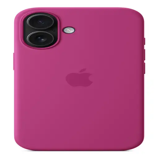 Apple Funda de silicona con MagSafe para el iPhone 16 - Fucsia