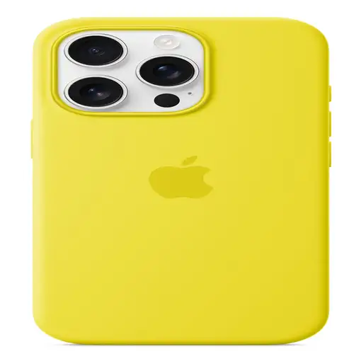 Apple Funda de silicona con MagSafe para el iPhone 16 Pro - Amarillo carambola