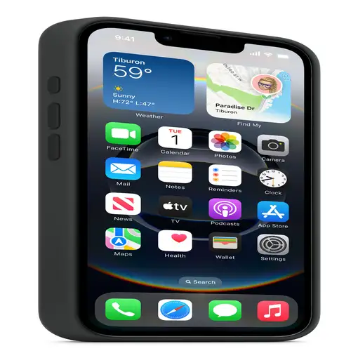 Apple MD3N4ZM/A funda para teléfono móvil 15,5 cm (6.1\) Negro