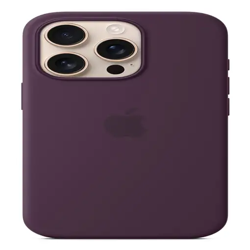 Apple Funda de silicona con MagSafe para el iPhone 16 Pro - Ciruela