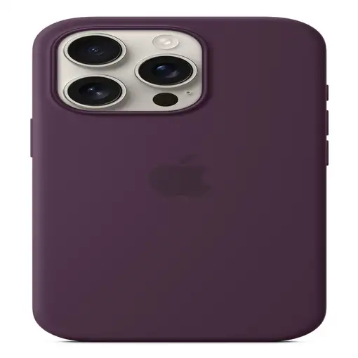 Apple Funda de silicona con MagSafe para el iPhone 16 Pro - Ciruela