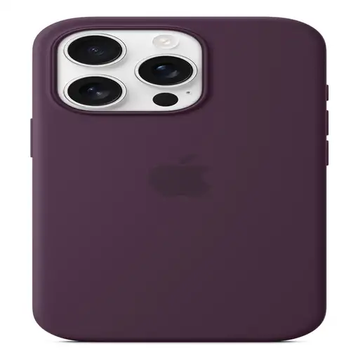 Apple Funda de silicona con MagSafe para el iPhone 16 Pro - Ciruela