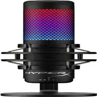 Micrófono USB HyperX QuadCast S (negro-gris) - iluminación RGB
