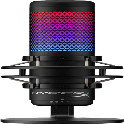 Micrófono USB HyperX QuadCast S (negro-gris) - iluminación RGB
