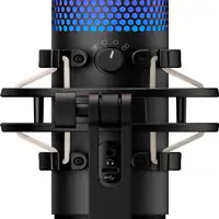 Micrófono USB HyperX QuadCast S (negro-gris) - iluminación RGB