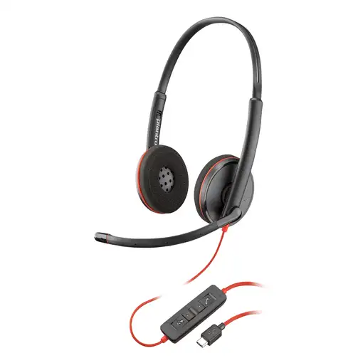 POLY Auriculares USB-C Blackwire C3220 (paquete)