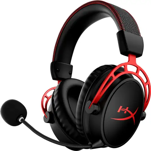 HyperX Cloud Alpha - Auriculares inalámbricos gaming (negro y rojo)