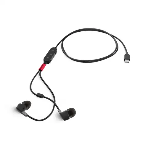 Lenovo 4XD1C99220 auricular y casco Auriculares Alámbrico Dentro de oído Música/us