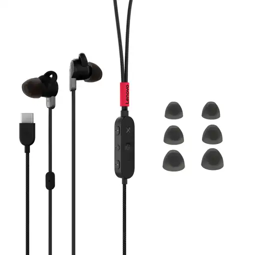 Lenovo 4XD1C99220 auricular y casco Auriculares Alámbrico Dentro de oído Música/us