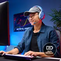 HyperX Cloud Jet: auriculares gaming inalámbricos (azul claro)
