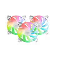 Mars Gaming MF-3A, Kit 3x Ventiladores FDB Ultrasilenciosos 120mm, Iluminación ARG
