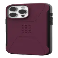 Urban Armor Gear Civilian funda para teléfono móvil 17,5 cm (6.9") Burdeos