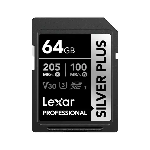 Lexar Professional SILVER PLUS 64 GB SDXC UHS-I Clase 3