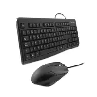 CoolBox COO-KTR-01U teclado Ratón incluido Oficina USB QWERTY Negro