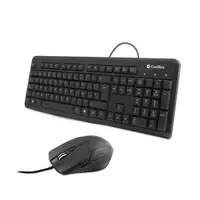 CoolBox COO-KTR-01U teclado Ratón incluido Oficina USB QWERTY Negro
