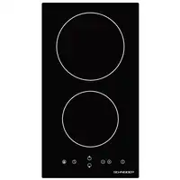 SCHNEIDER Placa Vitrocerámica dominó, 2 zonas de cocción, 30 cm, 3000 W integrable