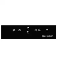 SCHNEIDER Placa Vitrocerámica dominó, 2 zonas de cocción, 30 cm, 3000 W integrable