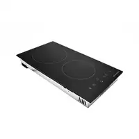 SCHNEIDER Placa Vitrocerámica dominó, 2 zonas de cocción, 30 cm, 3000 W integrable
