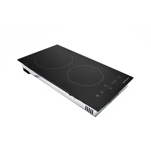 SCHNEIDER Placa Vitrocerámica dominó, 2 zonas de cocción, 30 cm, 3000 W integrable