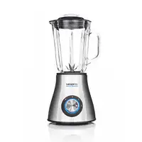 Haeger LQ-600.007A licuadora 1,5 L Batidora de vaso 600 W Negro, Acero inoxidable,