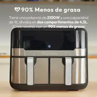MasterPro Rocket Duo 900 Freidora de aire Color Negro
