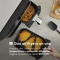 MasterPro Rocket Duo 900 Freidora de aire Color Negro
