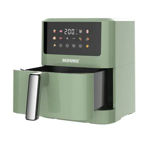 Bergner Midnight Freidora de aire - 10 programas de cocción