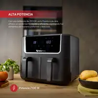 Freidroa de aire y 2 Ollas con 8 Funciones