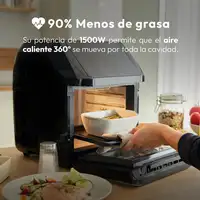 MasterPro ROCKET 1100 Freidora de aire caliente y mini horno