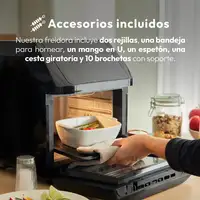 MasterPro ROCKET 1100 Freidora de aire caliente y mini horno