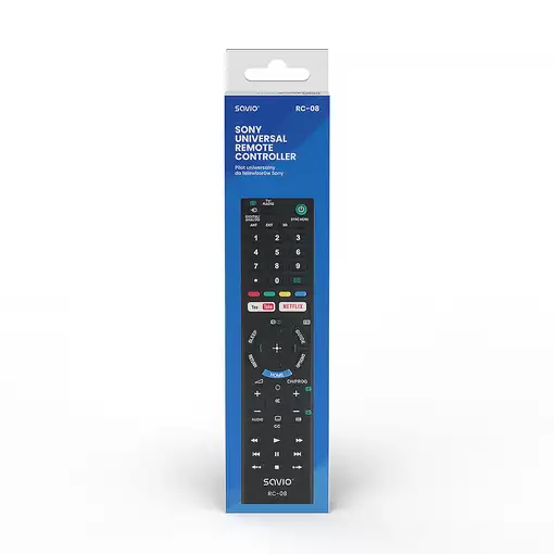 Savio RC-08 mando a distancia TV Botones