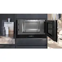 Siemens iQ700 BE732R1B1 microondas Negro Microondas combinado Integrado 21 L 900 W