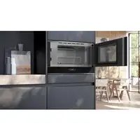 Siemens iQ700 BE732R1B1 microondas Negro Microondas combinado Integrado 21 L 900 W