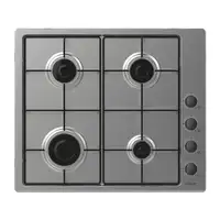 Candy Smart CHW6LBX/4U Acero inoxidable Integrado 60 cm Encimera de gas 4 zona(s)