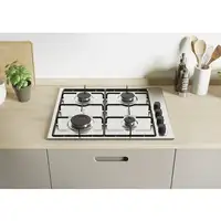 Candy Smart CHW6LBX/4U Acero inoxidable Integrado 60 cm Encimera de gas 4 zona(s)