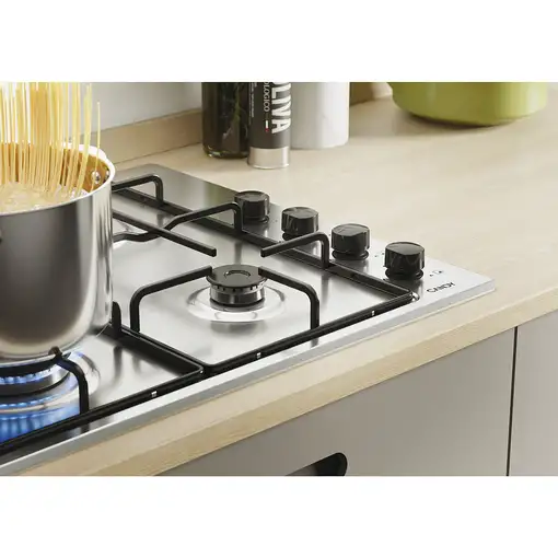 Candy Smart CHW6LBX/4U Acero inoxidable Integrado 60 cm Encimera de gas 4 zona(s)