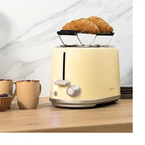 Cecotec 03232 tostadora 6 2 rebanada(s) 980 W Beige