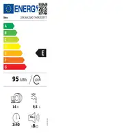 Beko DIN36420AD lavavajillas Semi integrado 14 cubiertos E
