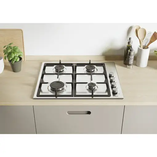 Candy Idea CHG6LX Acero inoxidable Integrado 60 cm Encimera de gas 4 zona(s)