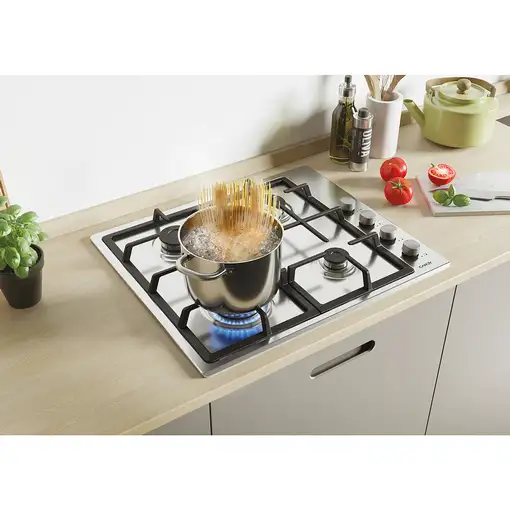 Candy Idea CHG6LX Acero inoxidable Integrado 60 cm Encimera de gas 4 zona(s)