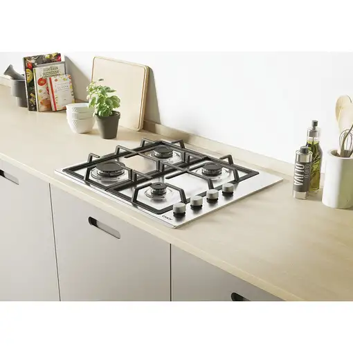 Candy Idea CHG6LX Acero inoxidable Integrado 60 cm Encimera de gas 4 zona(s)
