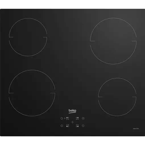 Beko HII64401QT Negro Integrado 60 cm Con placa de inducción 4 zona(s)