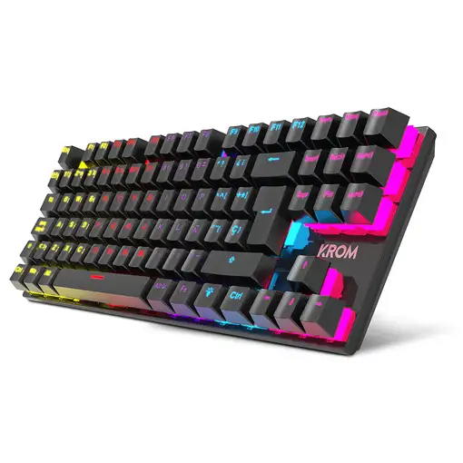 Krom Kasic TKL teclado Juego USB Negro