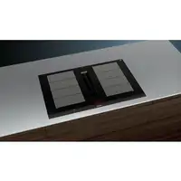 Siemens iQ700 EX875LX67E hobs Negro, Acero inoxidable Integrado 80 cm Con placa de
