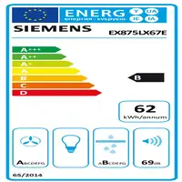 Siemens iQ700 EX875LX67E hobs Negro, Acero inoxidable Integrado 80 cm Con placa de