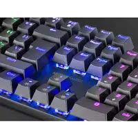 Mars Gaming MK422, Teclado Mecánico Gaming RGB, Antighosting, Switch Mecánico Azul