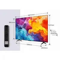 TCL P61 75P61B Televisor 190,5 cm (75") 4K Ultra HD Smart TV Wifi Titanio
