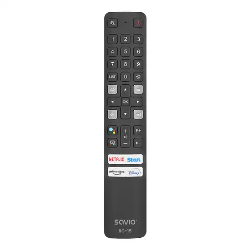Savio RC-15 universal remote control/replacement for TCL SMART TV mando a distanci