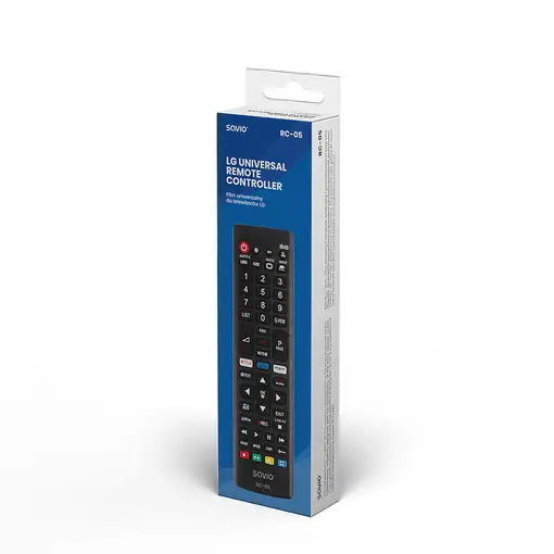 Savio RC-05 do TV LG mando a distancia IR inalámbrico TV, Universal Botones