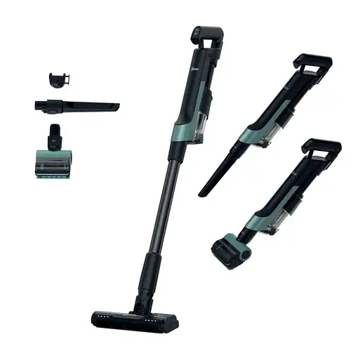 Hoover HF201P 011 Aspiradora escoba Batería Secar EPA Sin bolsa 1 L 195 W Azul
